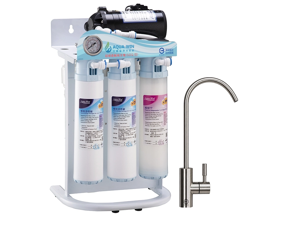 AQUA-WIN HY-6500G 500G免桶直出卡式RO純水機｜五道式快拆濾心