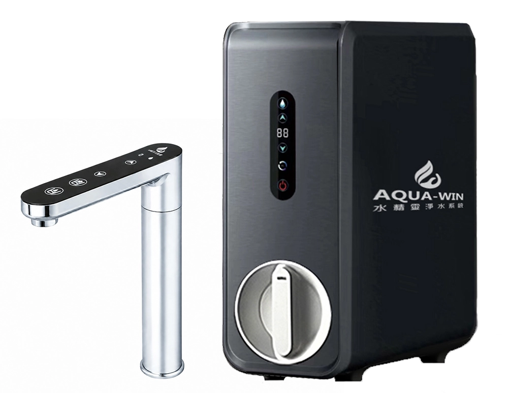 AQUA-WIN AW-600 600G廚下RO淨熱一體機黑白雙色｜智能觸控龍頭｜能源效率2級